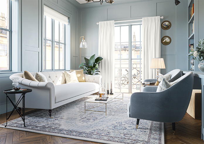 Vienna, Seashell White - Made to Measure Curtains - Image 8